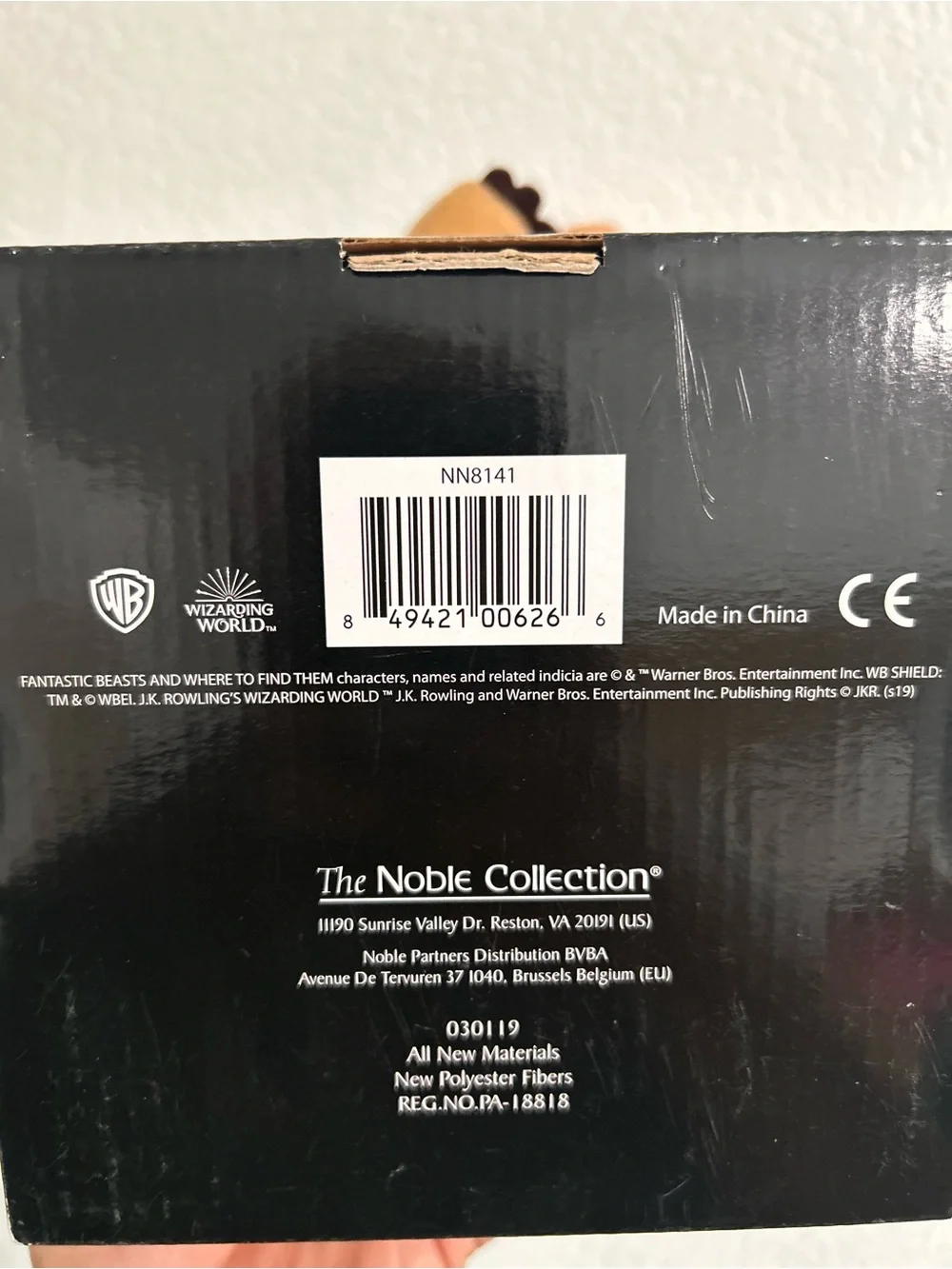 Fantastic Beasts Niffler Plush - Black and Tan